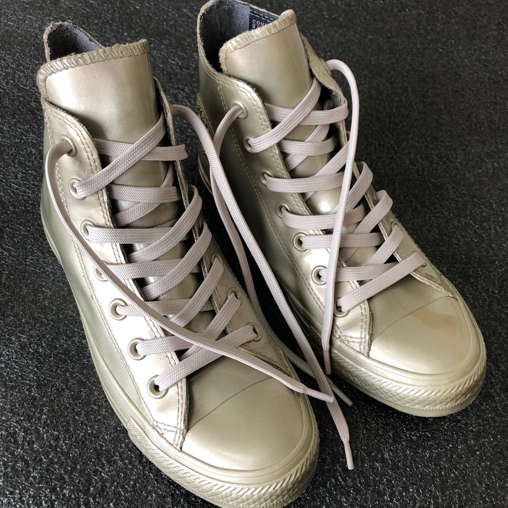 High Top Converse - Metallic